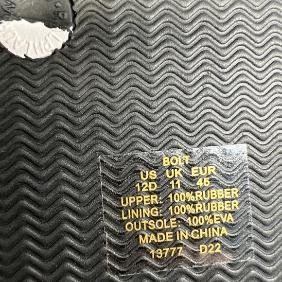 Polo Ralph Lauren Black/White Men's Bolt Flip Flops - Picture 12 of 13